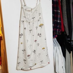 Silky mushroom dress